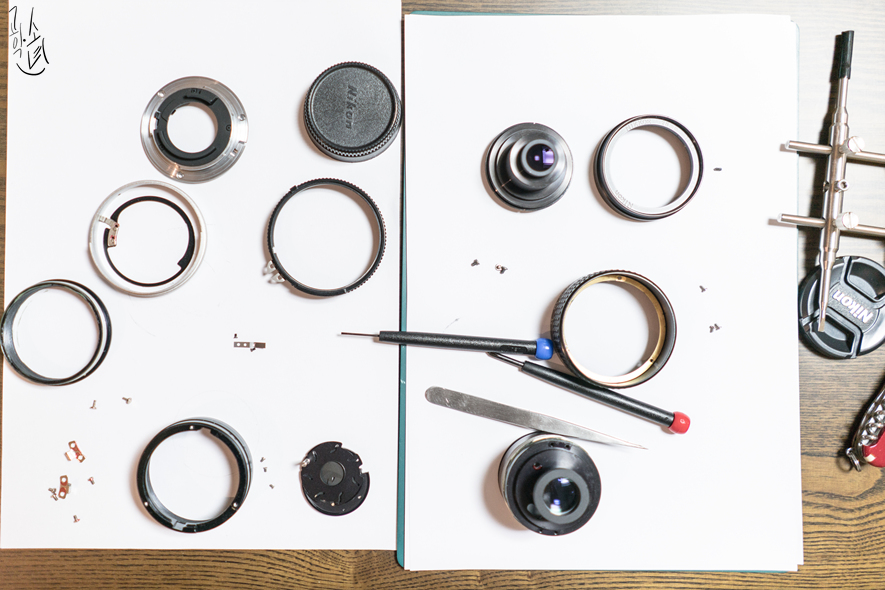 [렌즈 분해 청소] Nikkor MF 28mm f/3.5 Overhaul