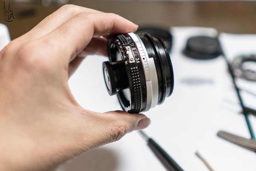 [렌즈 분해 청소] Nikkor MF 28mm f/3.5 Overhaul
