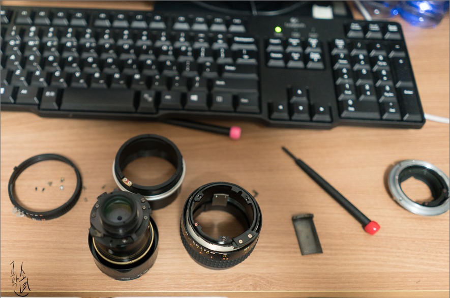 [렌즈 분해 청소] Nikkor-Macro MF 55mm F/2.8 ai-s