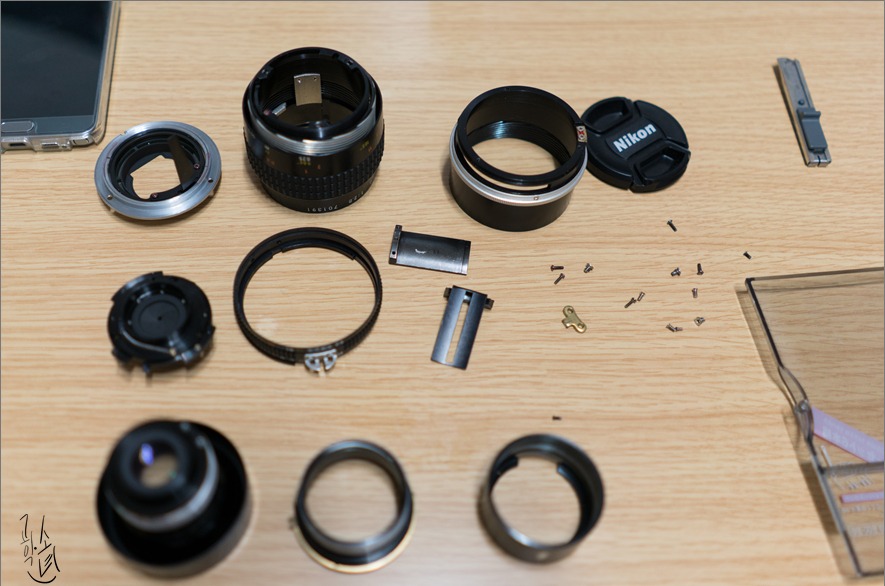 [렌즈 분해 청소] Nikkor-Macro MF 55mm F/2.8 ai-s