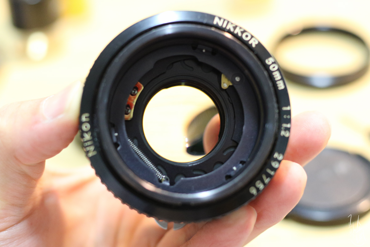 [렌즈 클리닝] Nikkor MF 50mm F/1.2 대물렌즈 곰팡이 제거