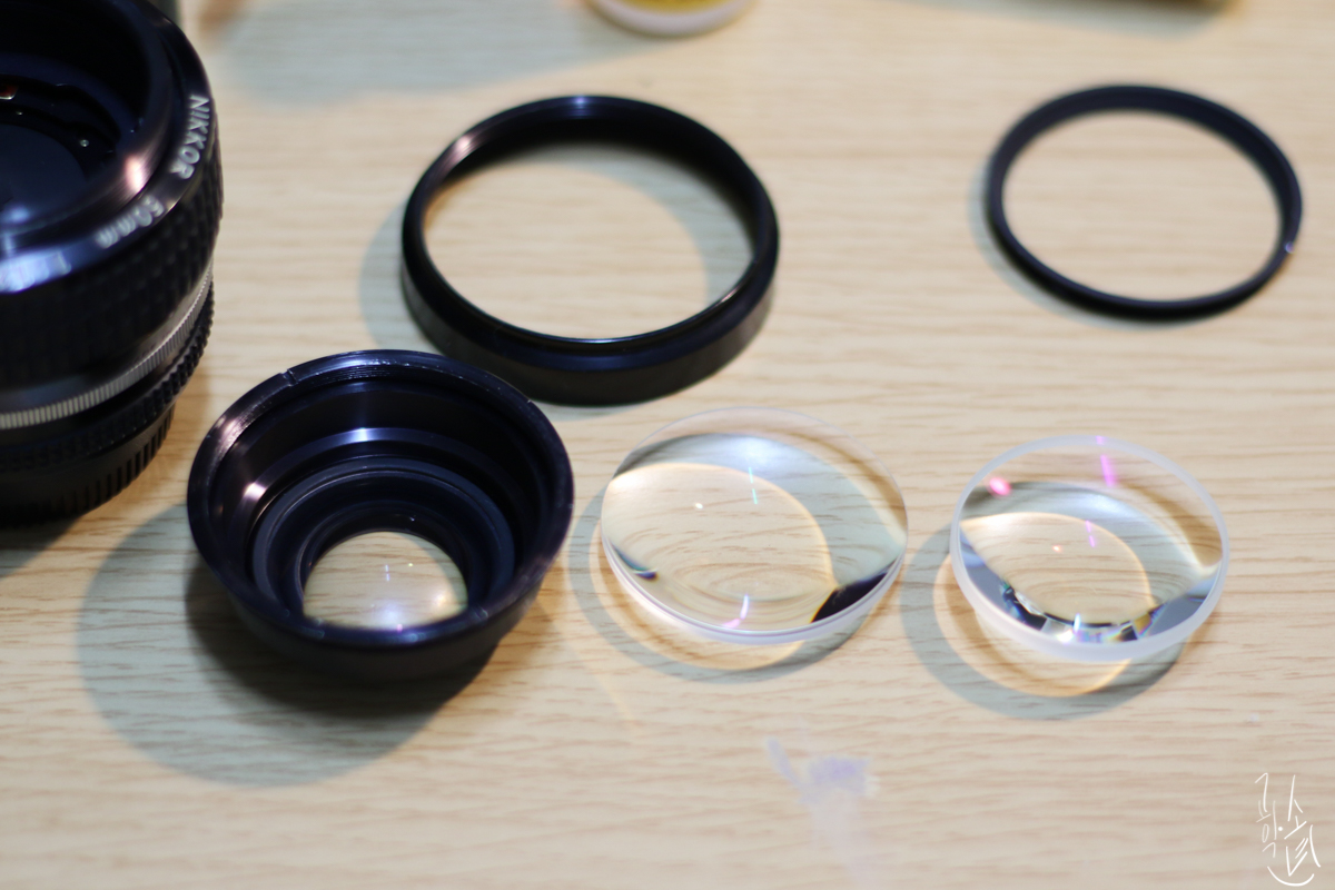 [렌즈 클리닝] Nikkor MF 50mm F/1.2 대물렌즈 곰팡이 제거