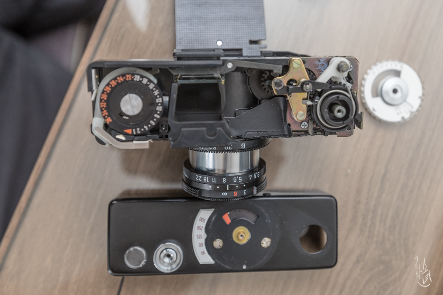 Rollei B35(롤라이 B35), 셔터 버튼 수리