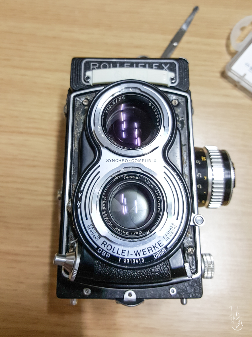 롤라이플렉스 3.5T 저속 셔터 늘어짐 수리 및 오버홀 (Rolleiflex)