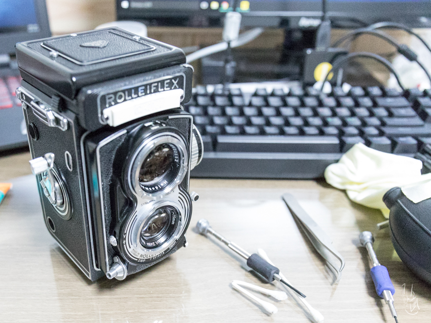 롤라이플렉스 3.5T 저속 셔터 늘어짐 수리 및 오버홀 (Rolleiflex)