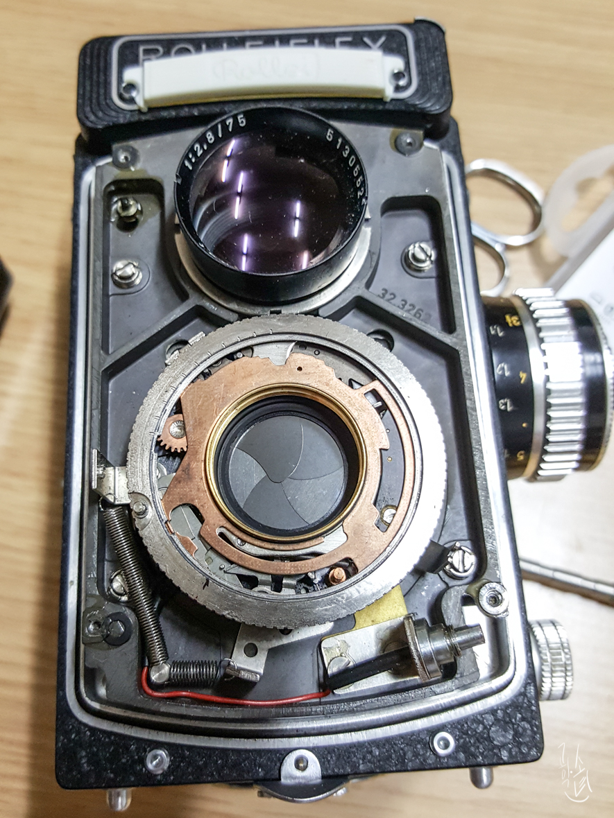 롤라이플렉스 3.5T 저속 셔터 늘어짐 수리 및 오버홀 (Rolleiflex)