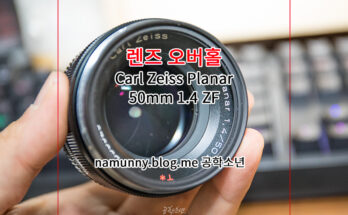 (렌즈클리닝) Carl Zeiss Planar 50mm F1.4 ZF / 곰팡이·포그 제거