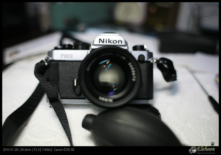 Nikon FM2의 기본 단렌즈 50mm MF Lens 분해 및 청소