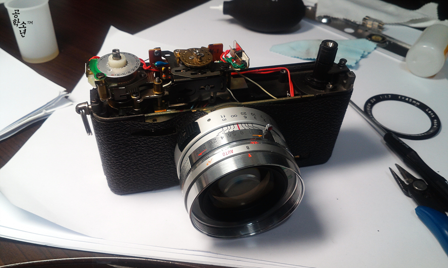 [Yashica Electro 35 GSN] 완전 분해, 완전 청소