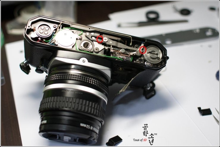 [FM2] 기계식 카메라(Nikon FM2) 분해 소지