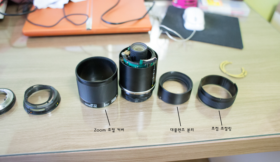 Nikkor 70-210mm F4-5.6 오버홀 및 AF모듈 제거