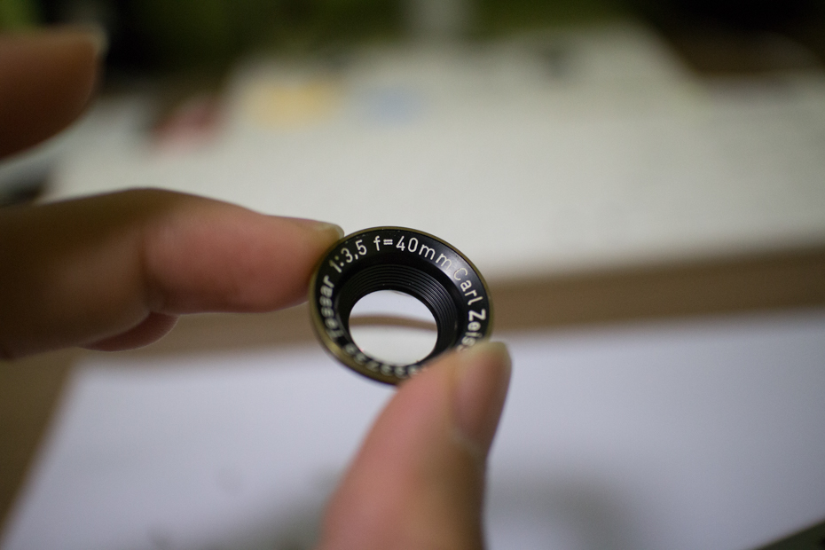 [Rollei35] Carl Zeiss Tessar 렌즈 청소 및 초점 단위 변경