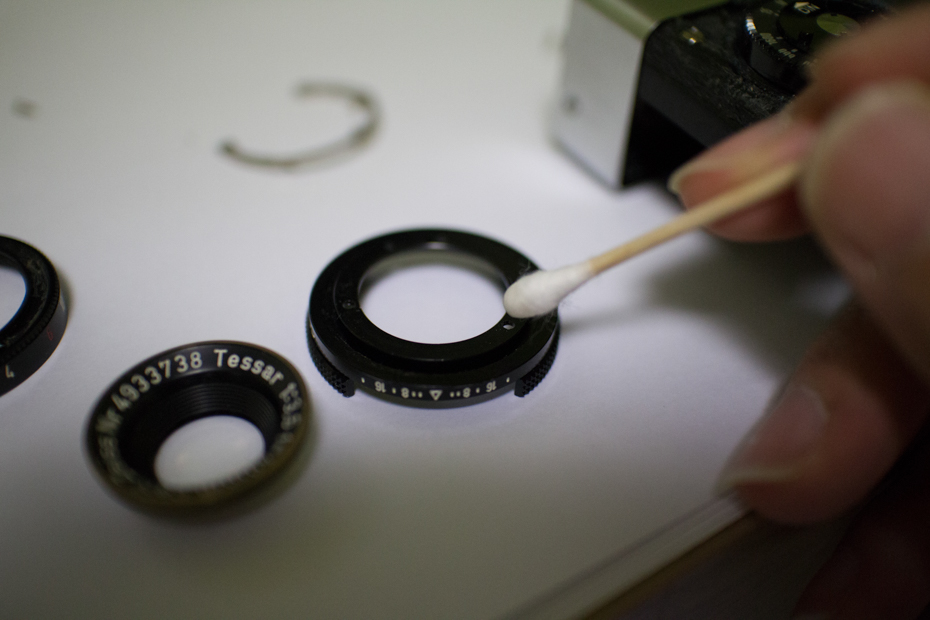 [Rollei35] Carl Zeiss Tessar 렌즈 청소 및 초점 단위 변경