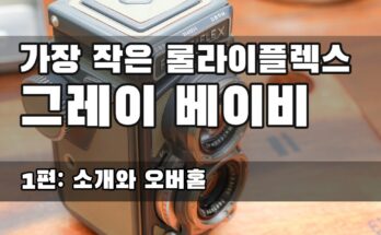 세상에서 가장작은 롤라이플렉스, 그레이 롤라이 1편  ( 소개 및 오버홀 )